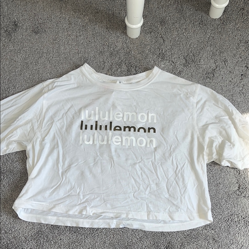 Lululemon Athletica White T-Shirt